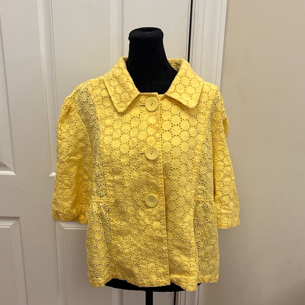 Yellow Lace Women's Jacket